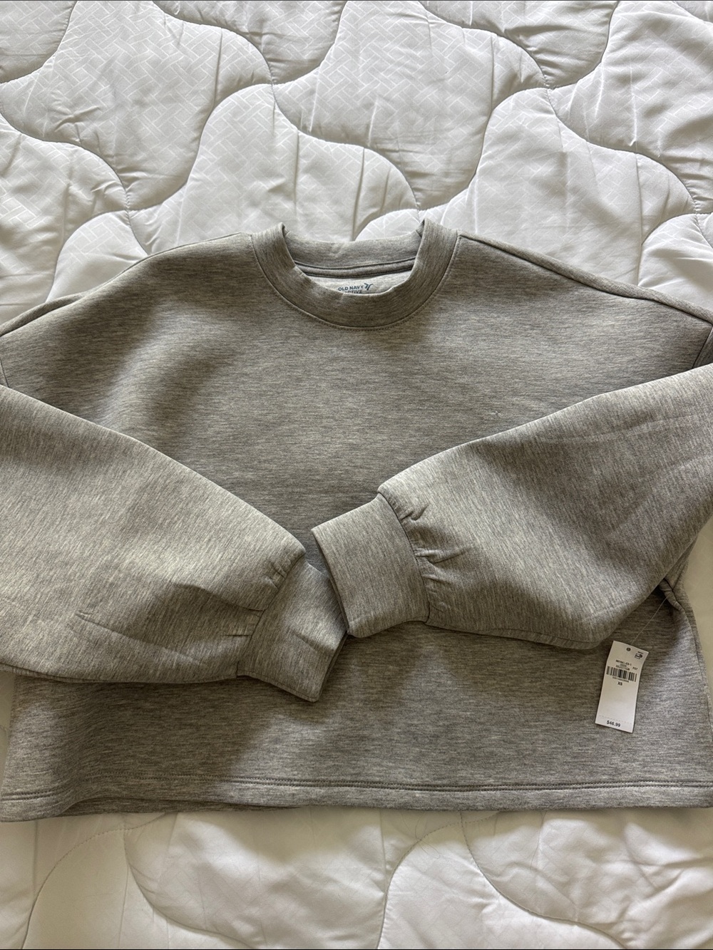 Old Navy Heather Gray Crewneck Sweatshirt